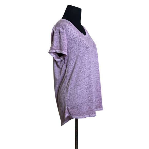WallFlower purple short sleeves y shirt size L - Picture 7 of 11